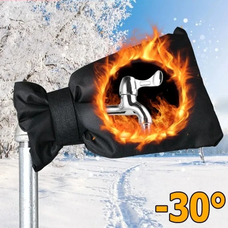 Winter Outdoor Faucet Insulation Cover – Universal Freeze-Proof Protector for Garden Taps
