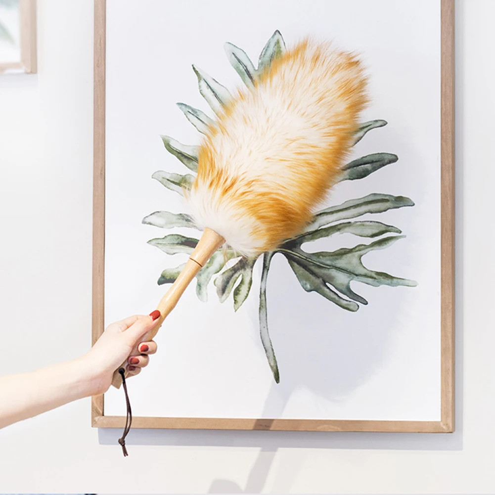 Scalable Wool Duster Brush – Versatile Cleaning Tool for Home, Car, and Household Surfaces