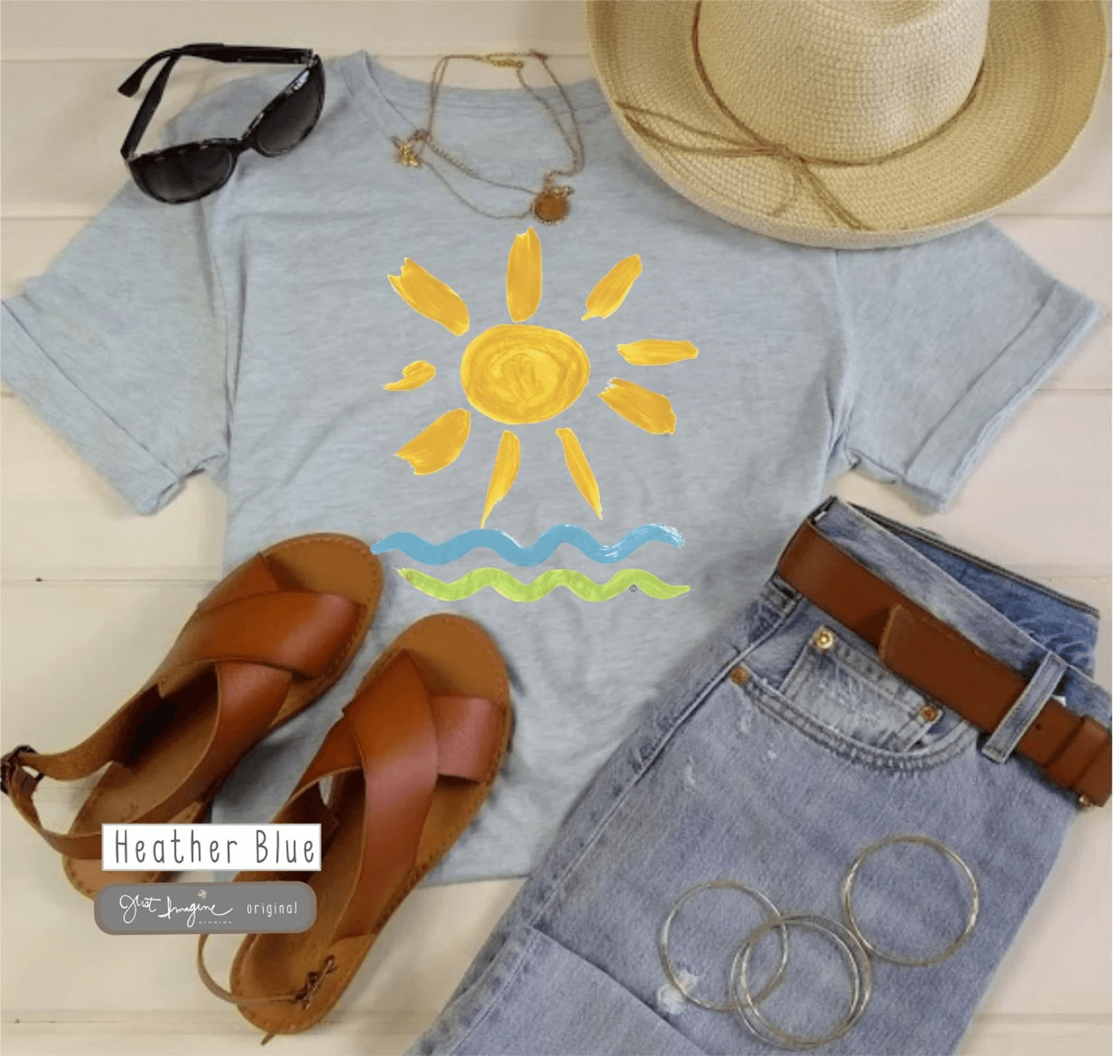 Hello Sunshine Summer Beach Unisex T-Shirt