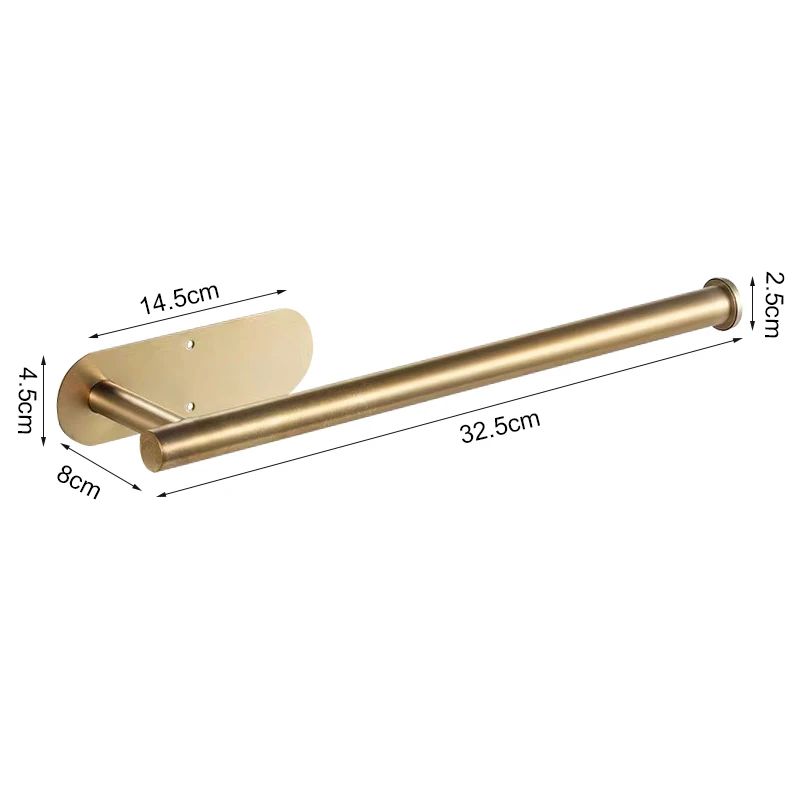 Stainless Steel Adhesive Toilet Paper Holder