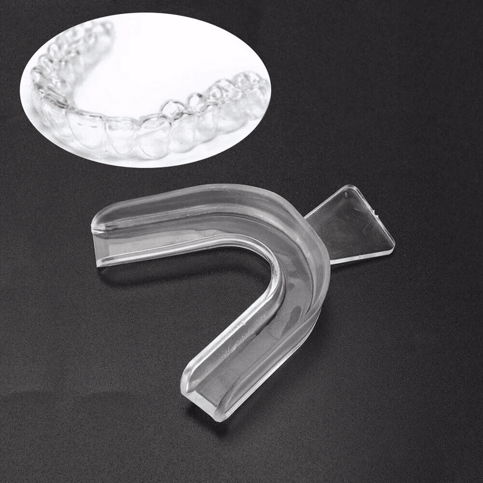 Silicone Mouth Guard for Night Sleep, Dental Bite Tray for Teeth Grinding & Clenching