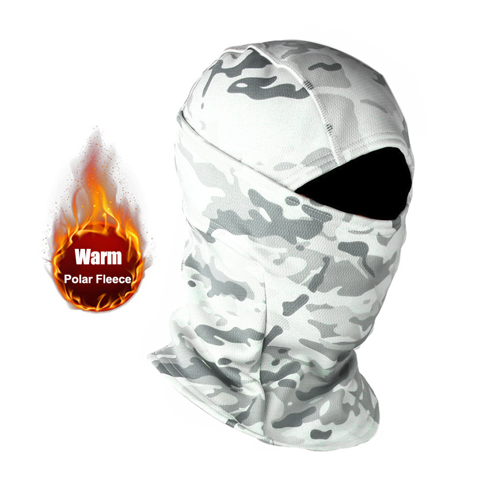 Winter Fleece Balaclava Ski Mask Camouflage Full Face Protection