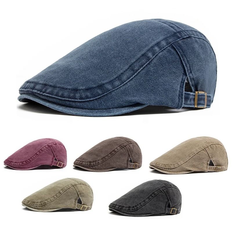 Vintage Cotton Unisex Newsboy Beret