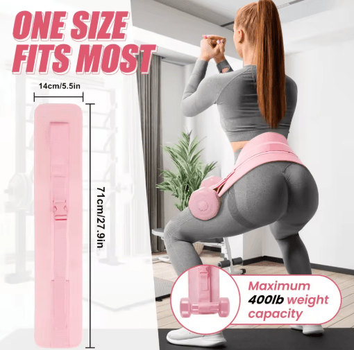 Thickened Hip Thrust Belt – Dumbbell and Kettlebell Glute Bridge Weight Belt