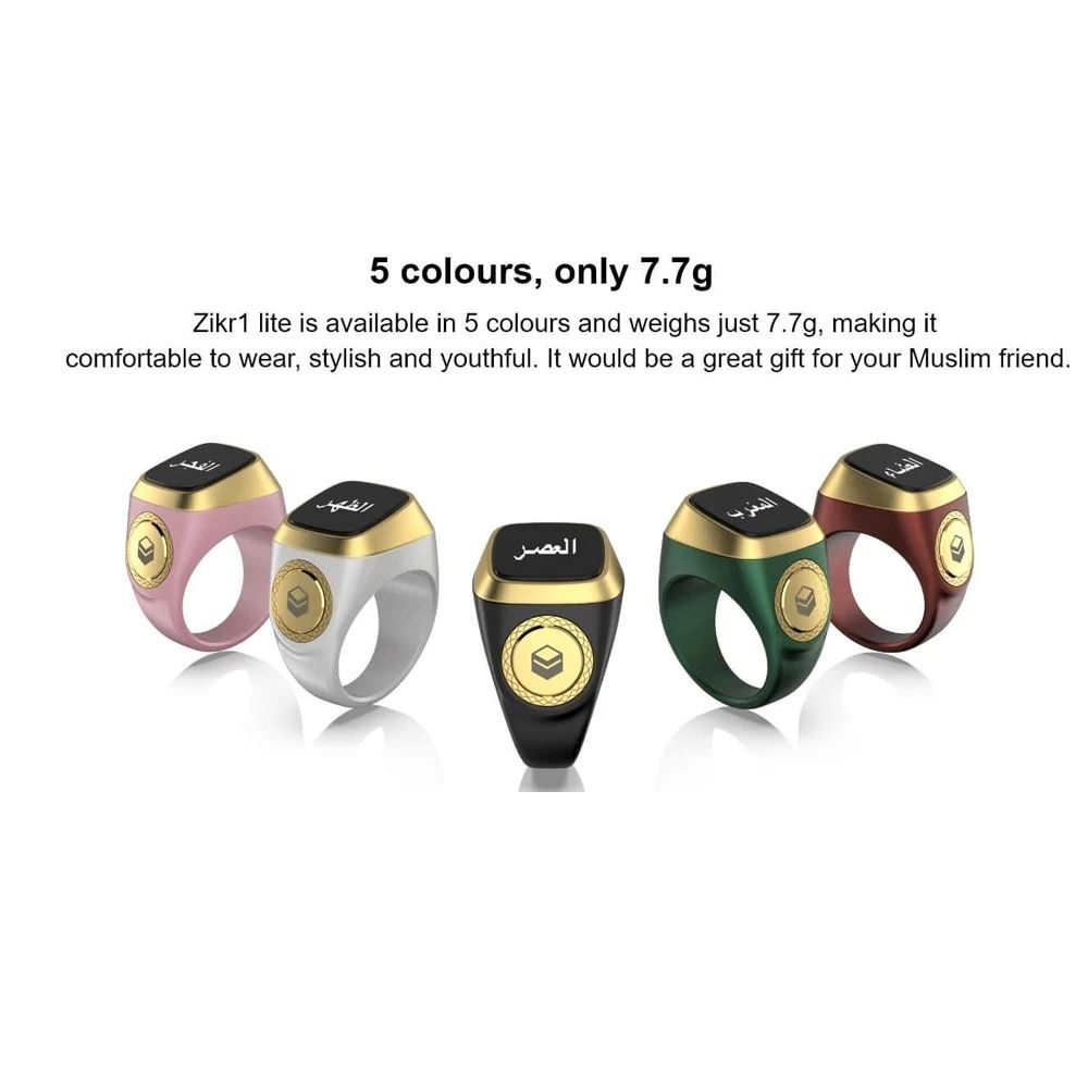 Smart Tasbih Digital Counter with Prayer Time Display and Vibration Reminder