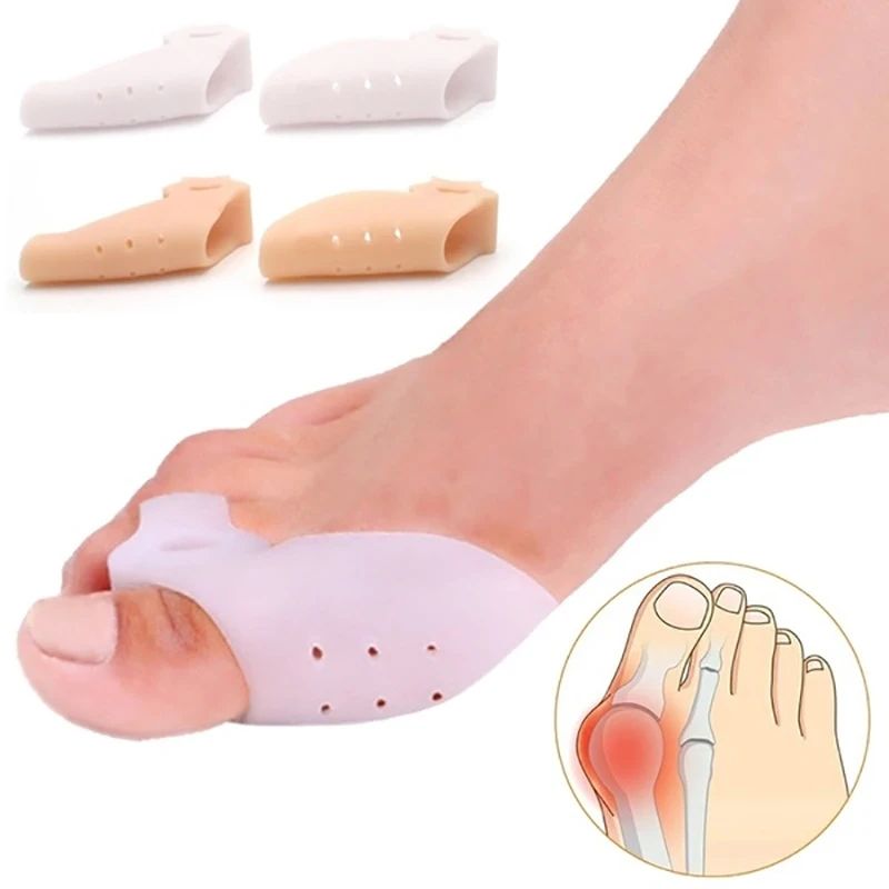 AlignEase Silicone Toe Corrector & Hallux Valgus Separator (1 Pair)