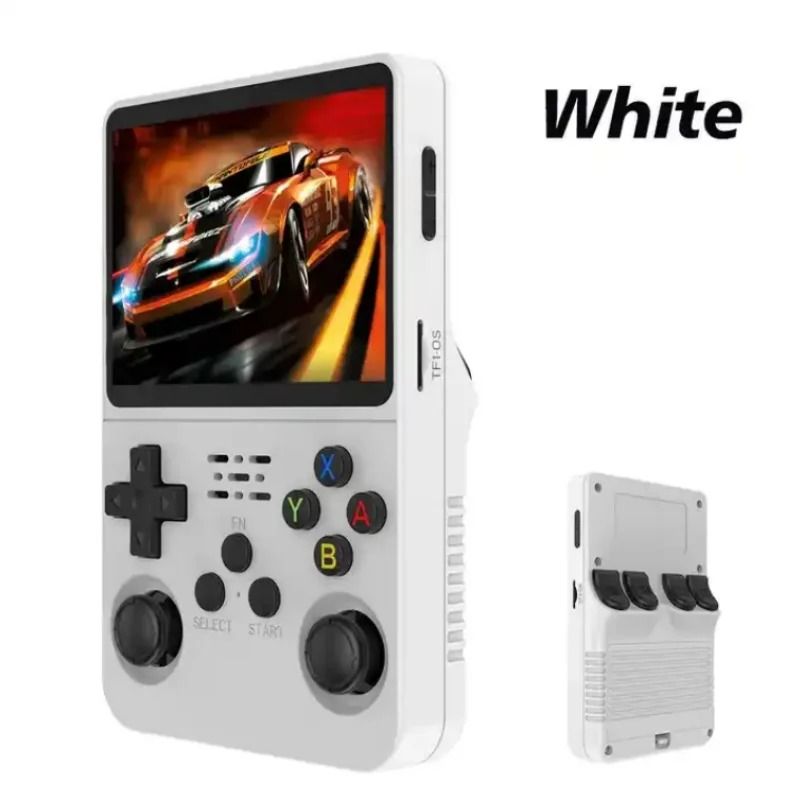 R36S Retro Handheld Video Game Console with 35 Inch IPS Screen and 64GB 10000 Games