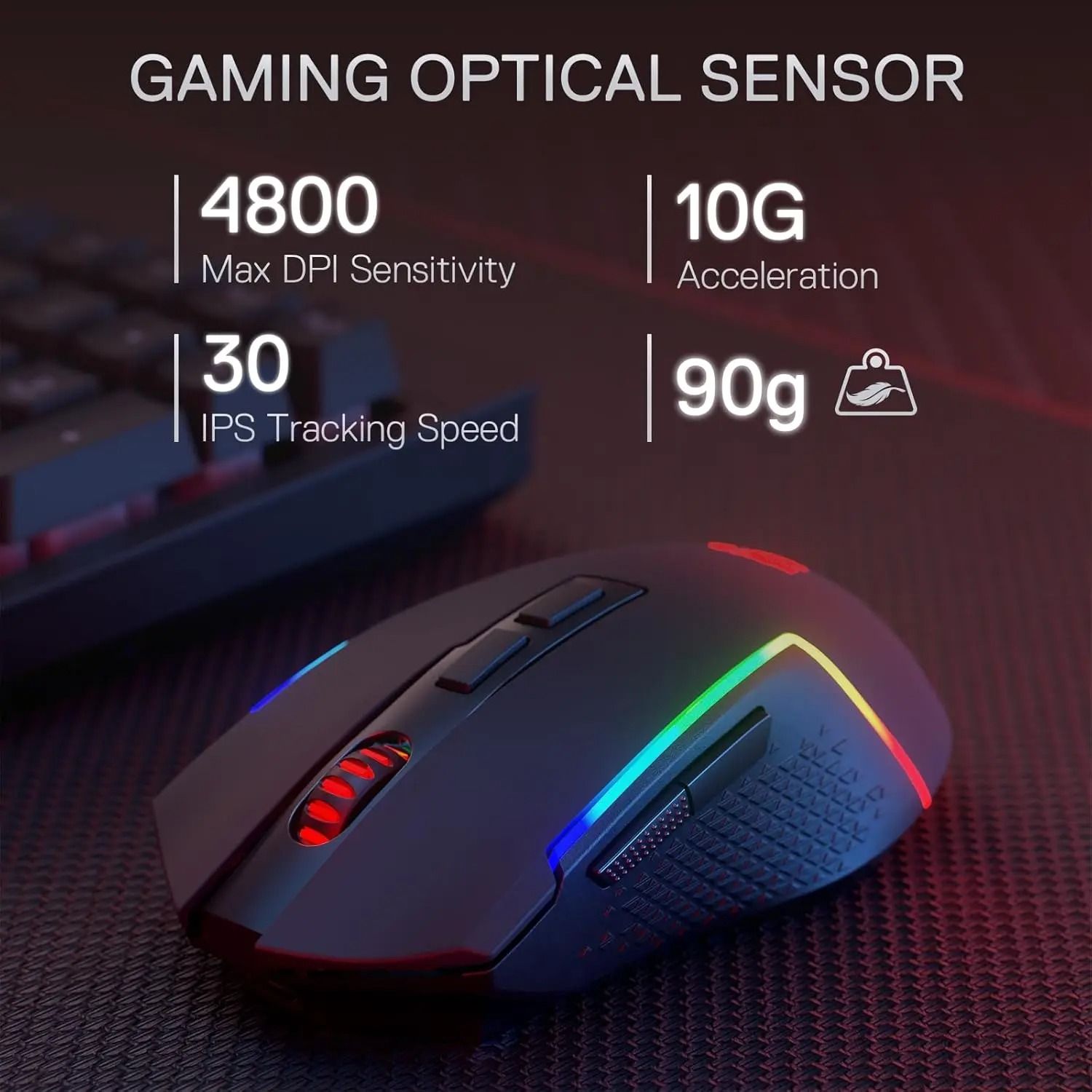 Wireless Gaming Essentials – 98-Key RGB Keyboard & Mouse Combo
