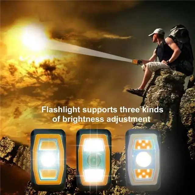Emergency Solar Radio with Hand Crank Charger, Power Bank & LED Flashlight