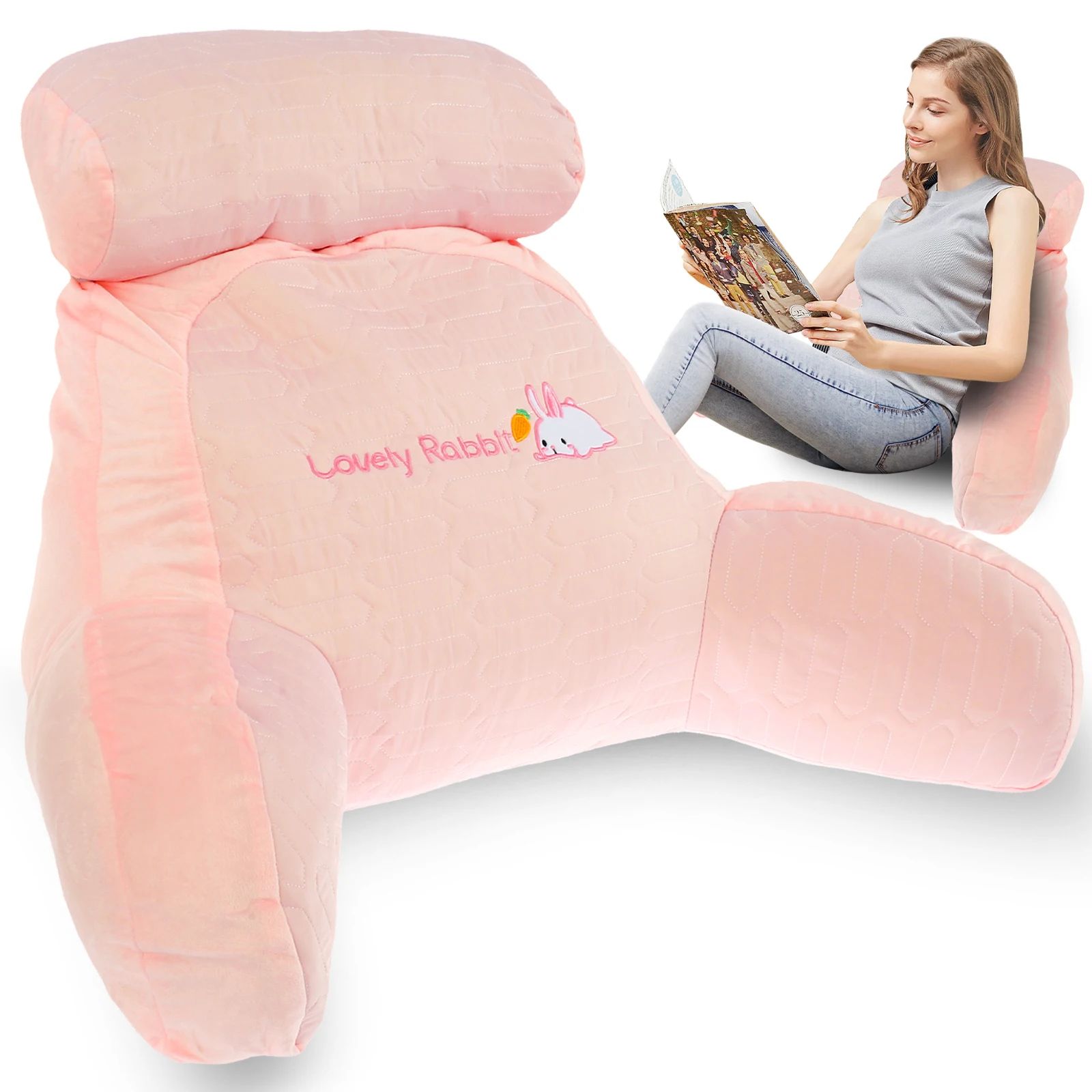 Triangular Backrest Reading Pillow Cushion