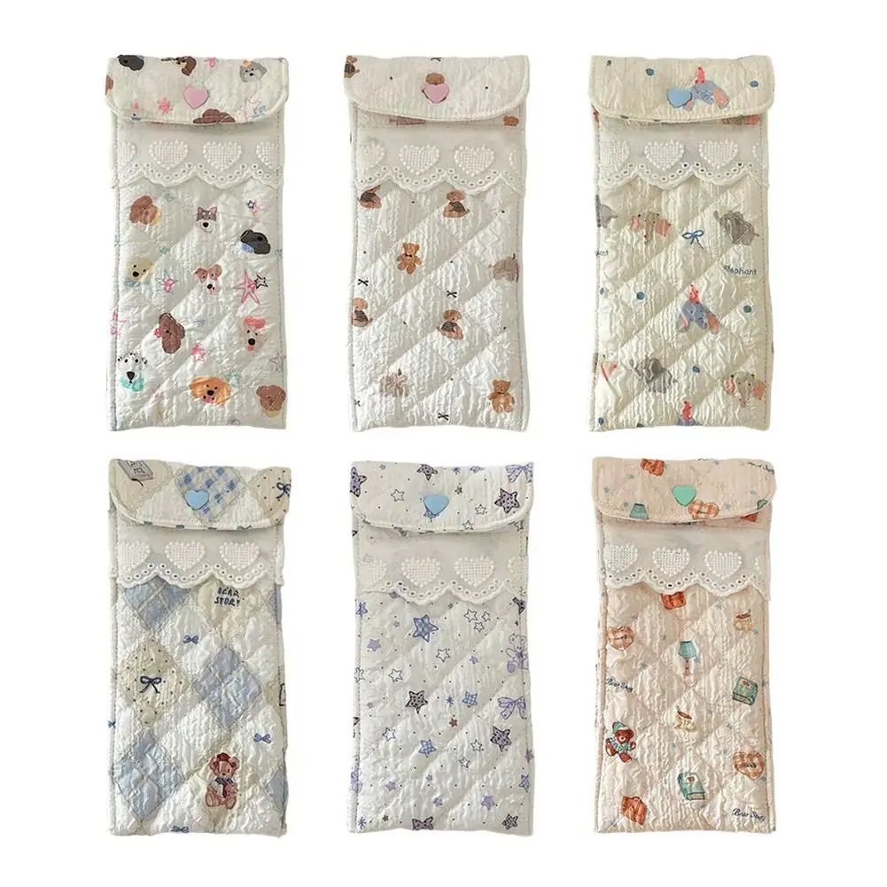Cute Cartoon Soft Glasses Case