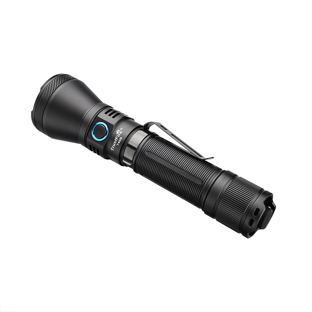 Trustfire Tactical Flashlight Lumen LED Torch with USB Charging, Beam, Self-defense, Waterproof