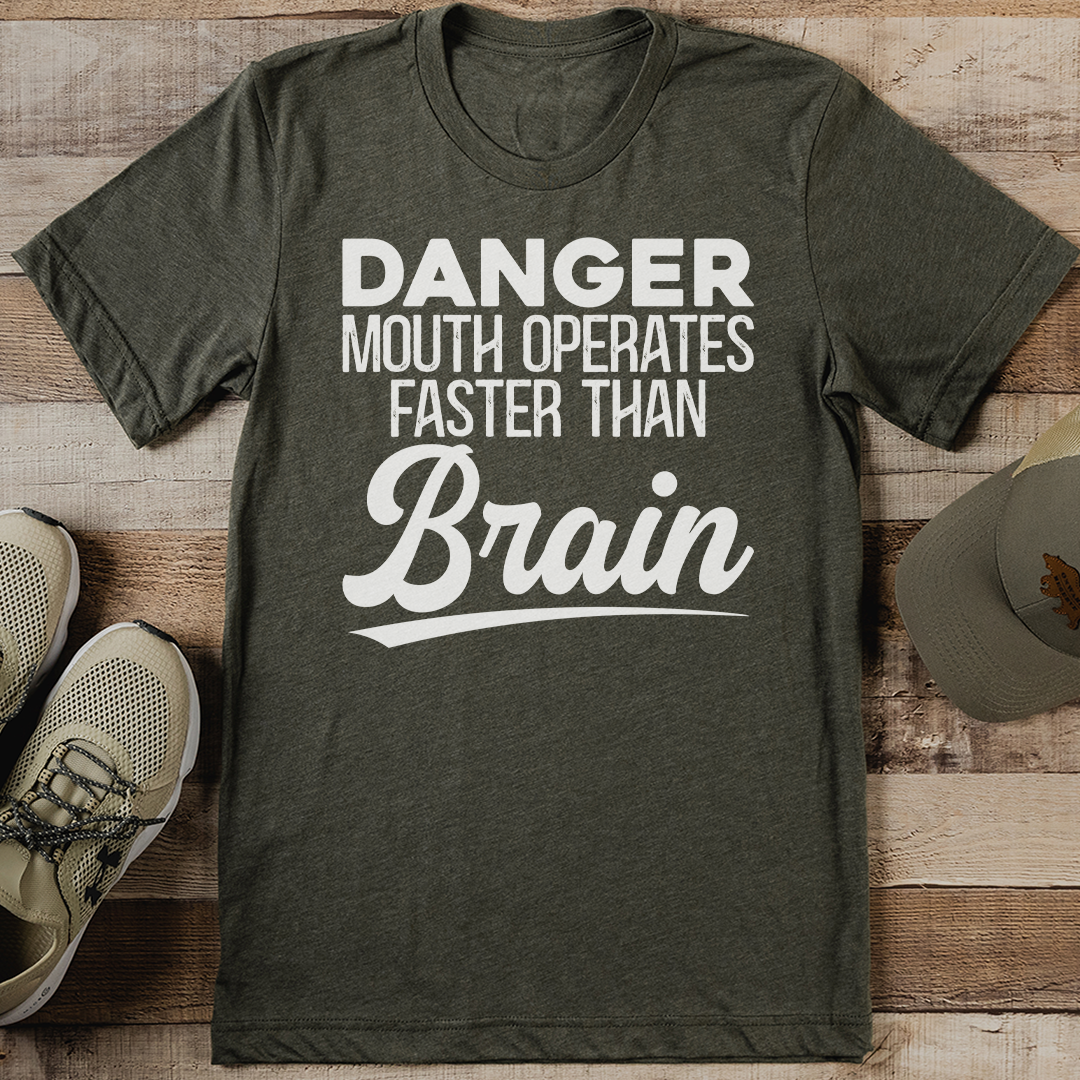 Danger Mouth Operates Faster Than Brain Tee