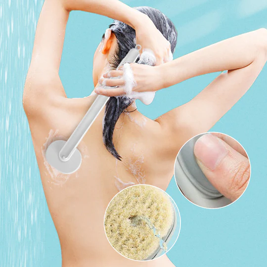 Long-Handle Bath Massage Cleaning Brush