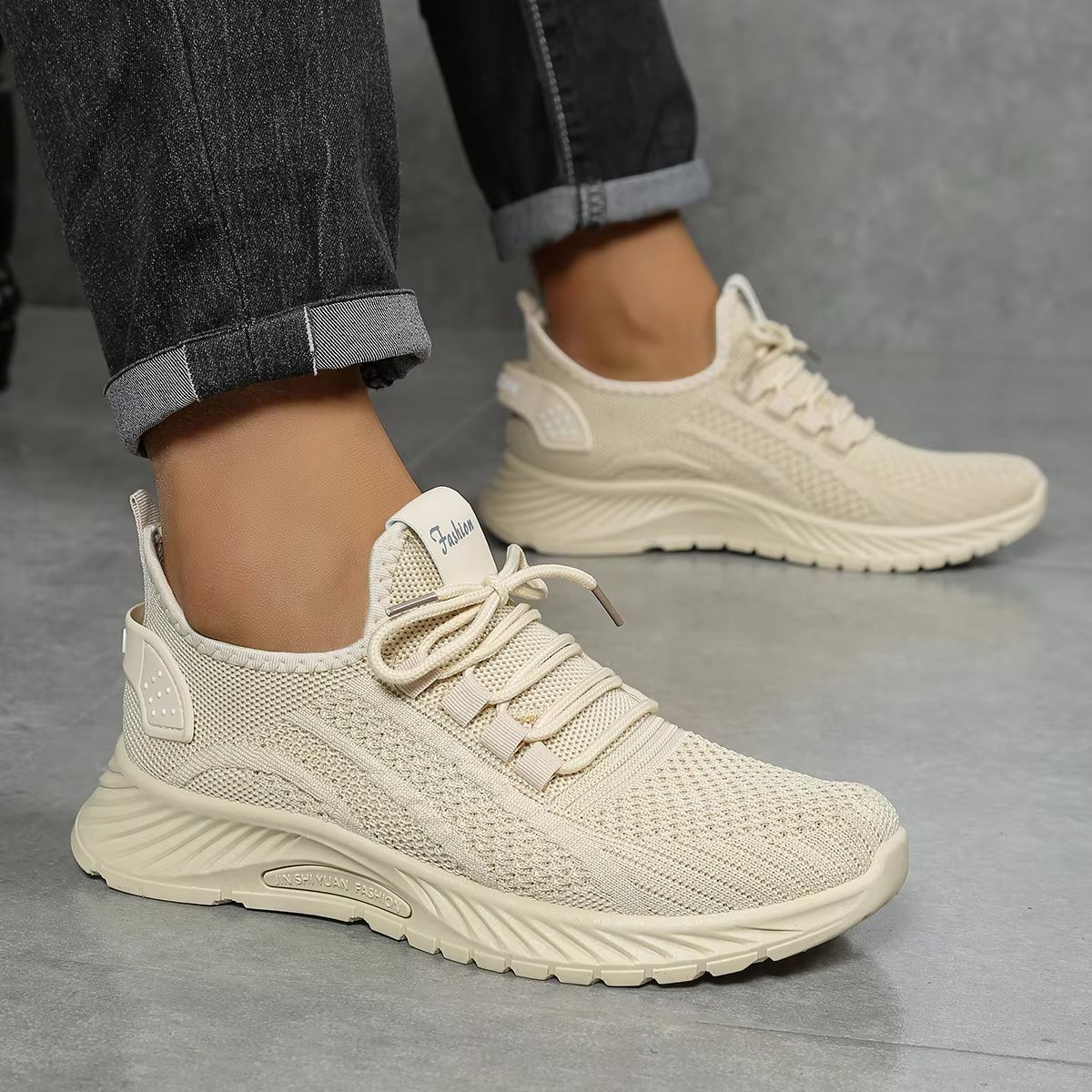 Women's Fly Weaving Casual Sneakers - Fall 2025 Breathable Fashion Trainers