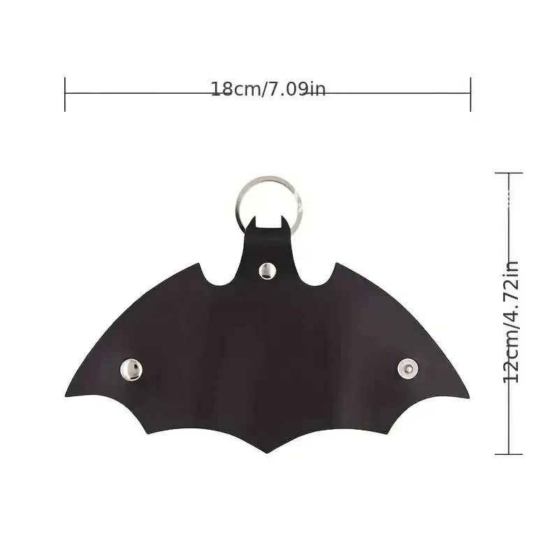 PU Leather Keychain Pendant Key Bag – Anti-Lost Car Key Holder with Waist Clip