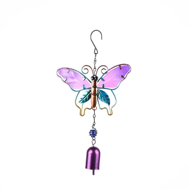 Artisanal Architectural Hummingbird and Dragonfly Wind Chime