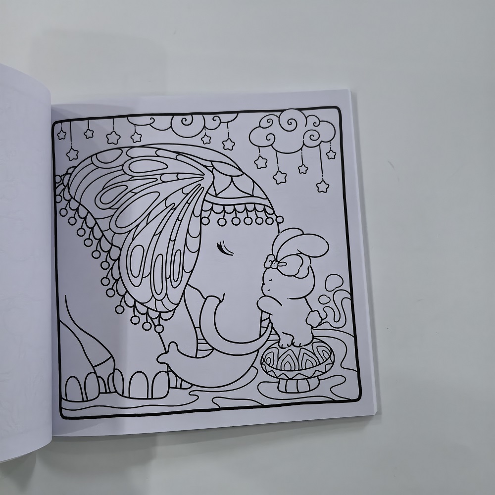 Patterns World Cozy Coloring Book for Adults, Cute Drawing Book, Perfect Gift for Christmas Party and Birthday