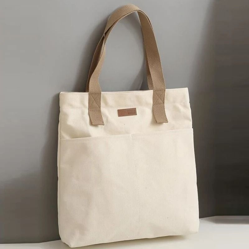 Women Tote Bag Canvas Large Capacity Convenient Practical Commuter Bag