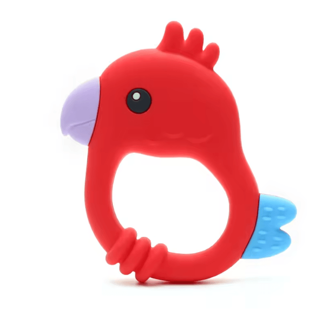 Parrot Silicone Baby Teether