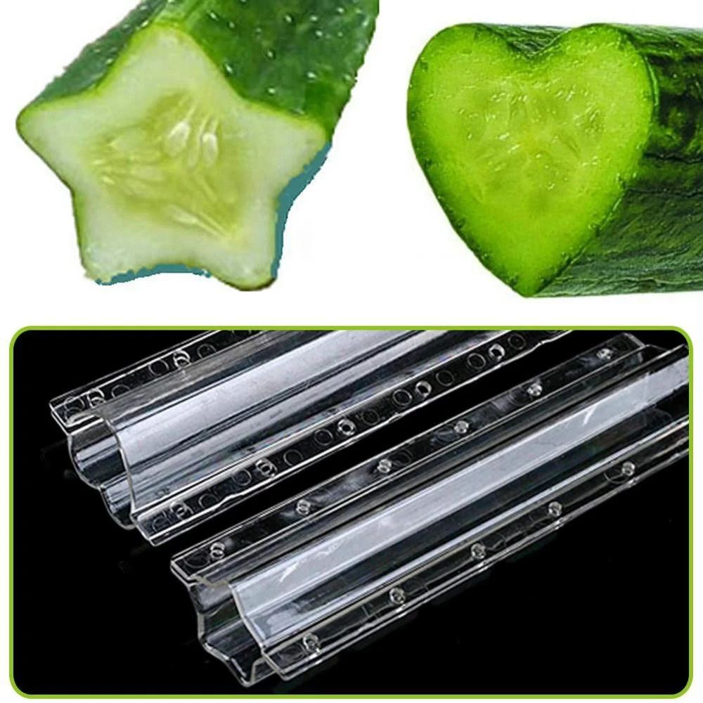 Garden Vegetable Shaping Mold Set – Star & Heart Shape Cucumber Growing Form