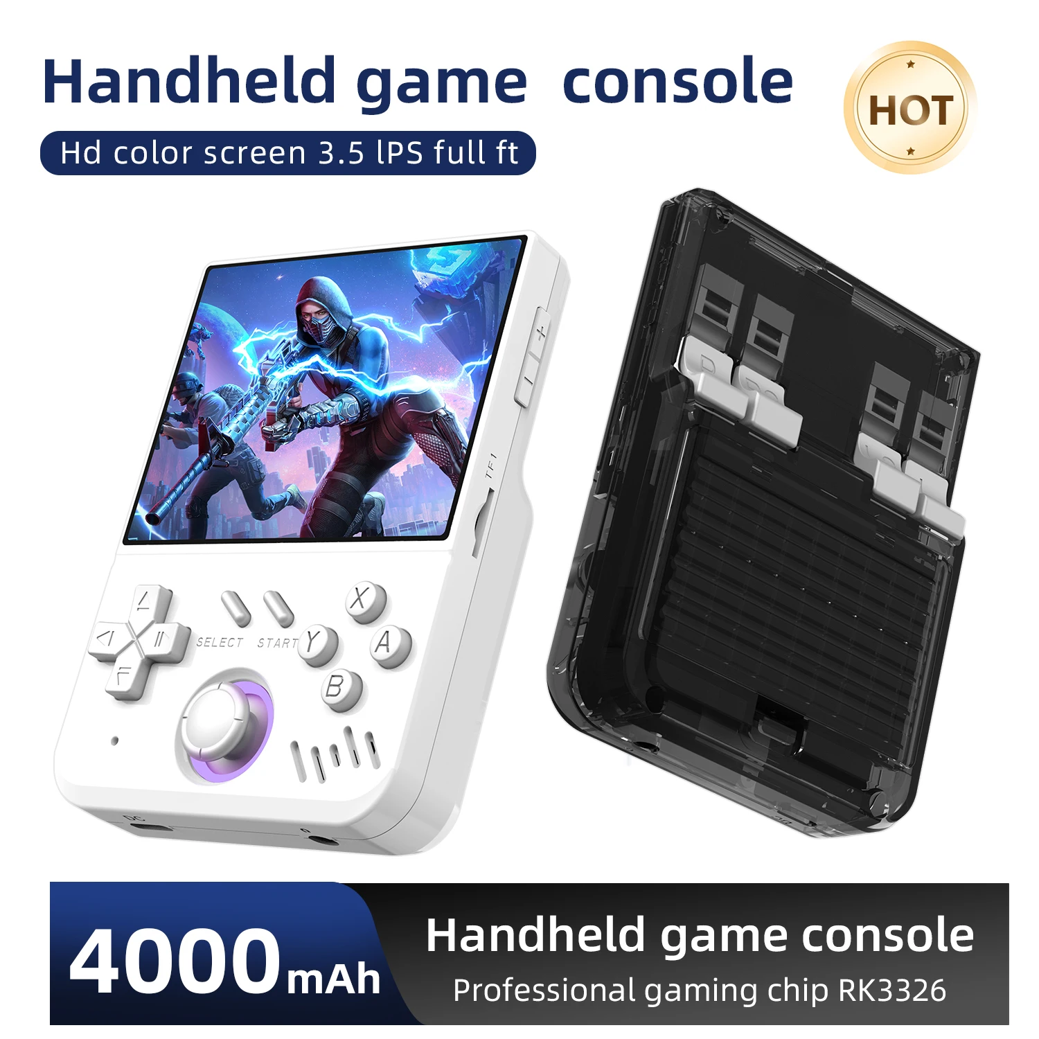Mini Retro Handheld Video Game Console, Portable Gaming Device with Linux System, Perfect for Retro Gaming