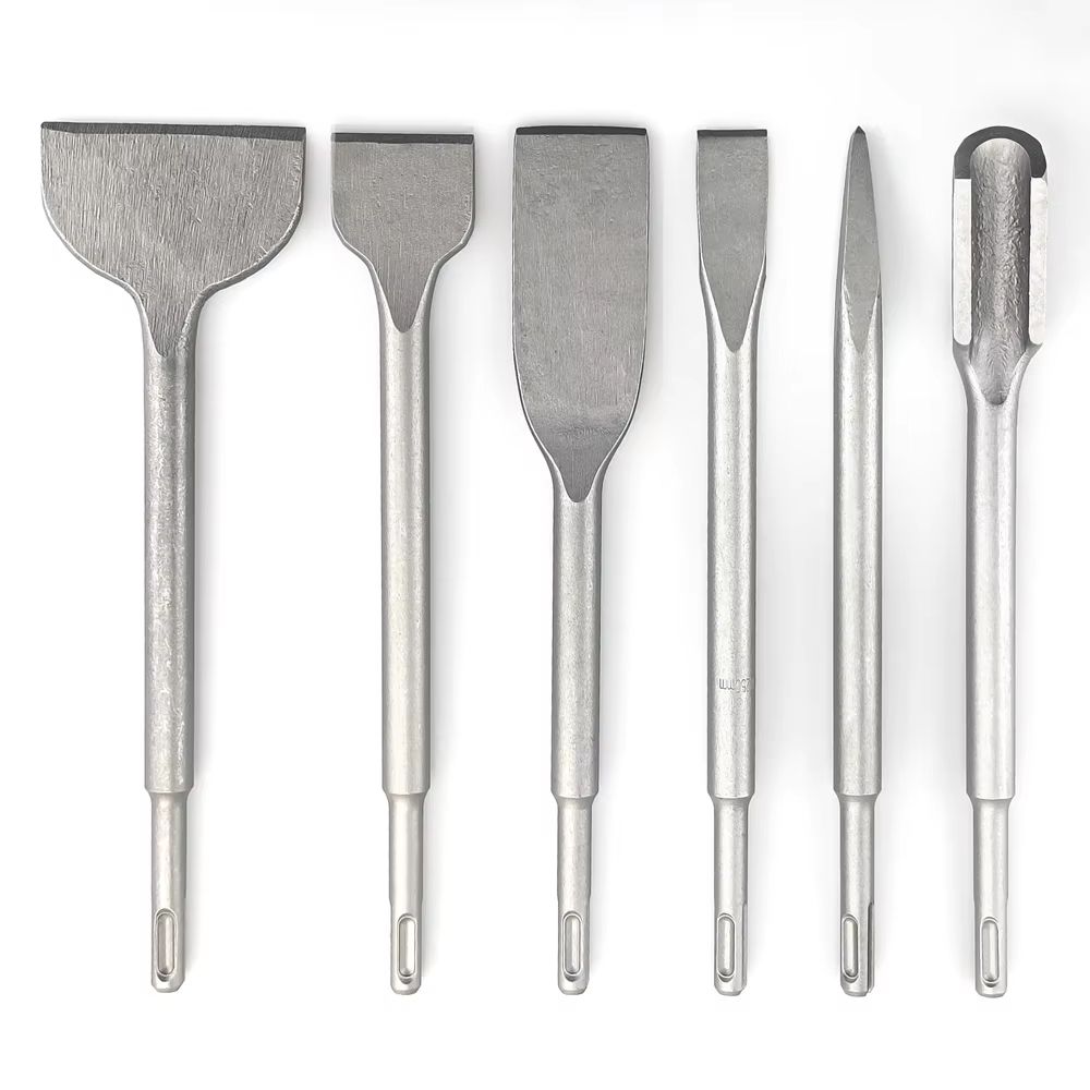 250mm SDS Plus Chisel Set – Electric Hammer Drill Masonry Tools