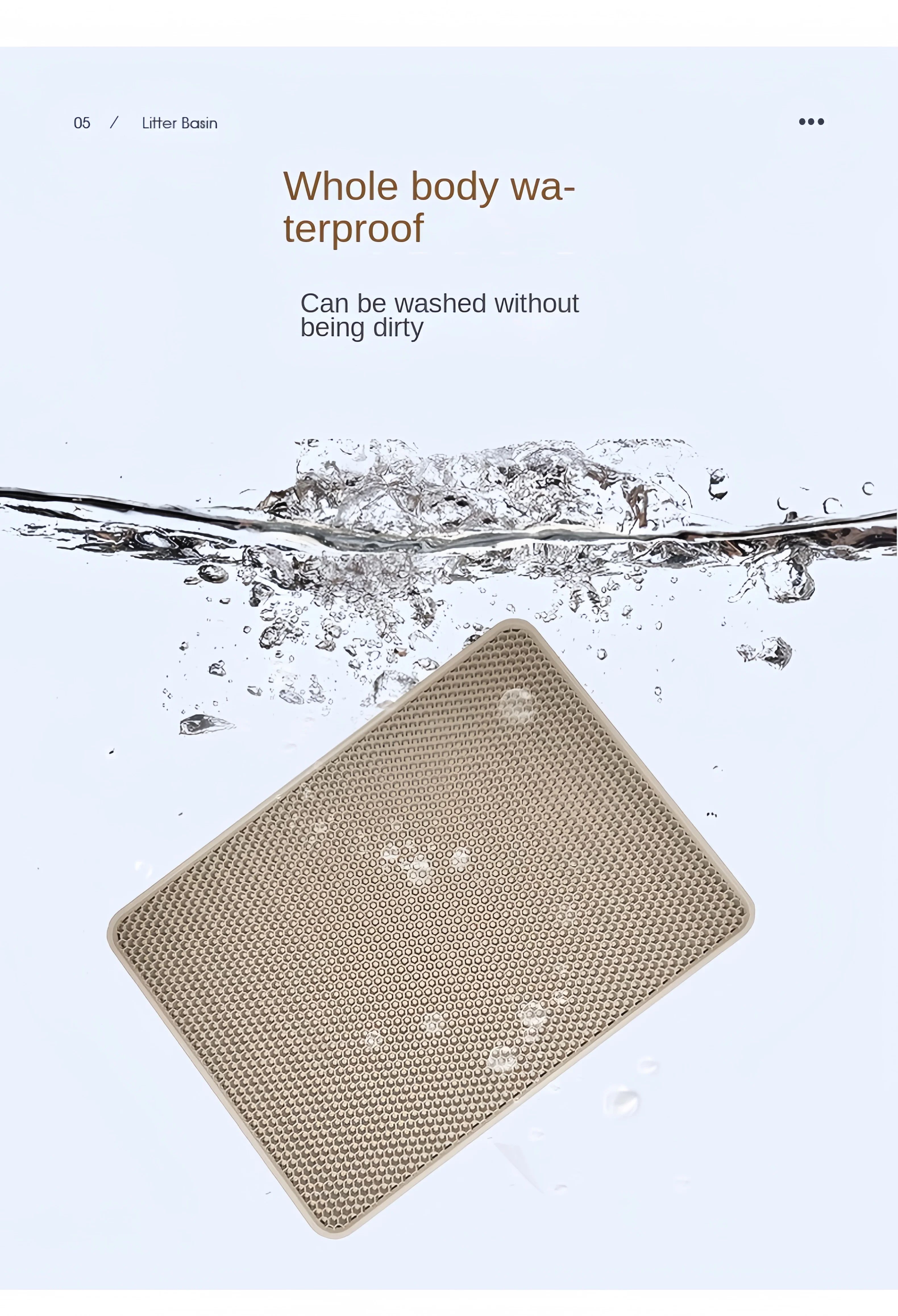 Double Layer Waterproof Cat Litter Mat
