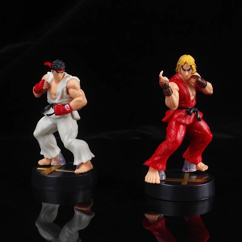Anime Ken Masters Action Figure PVC Street Fighter Game Doll