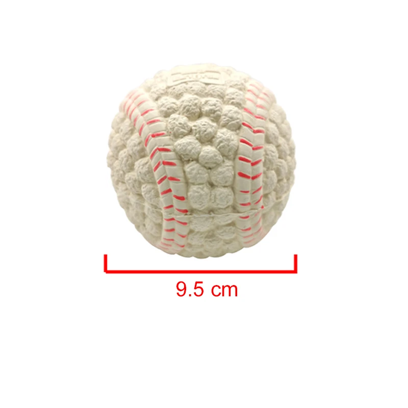 Dog Squeaky Ball Toy, Soft Latex Football Rugby Tennis Volleyball, Pet Tooth Cleaning and Training Toy