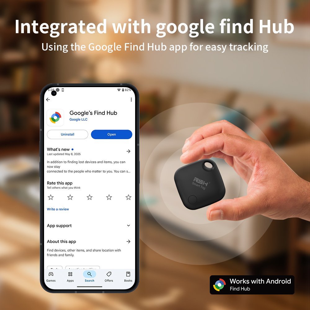 Smart Bluetooth Tracker Tags for Android Find Hub Anti Loss Locator