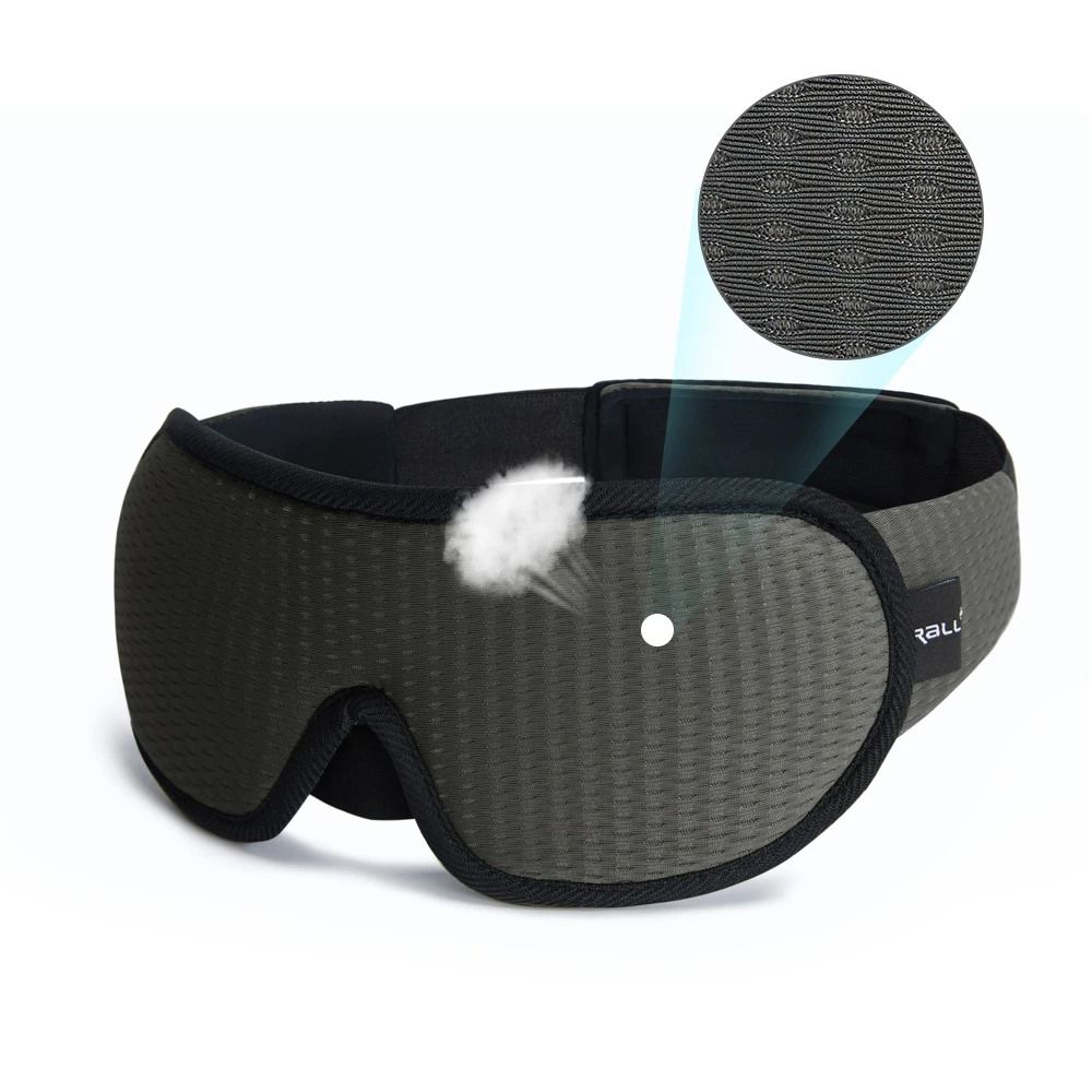 3D Contoured Total Blackout Sleep Mask