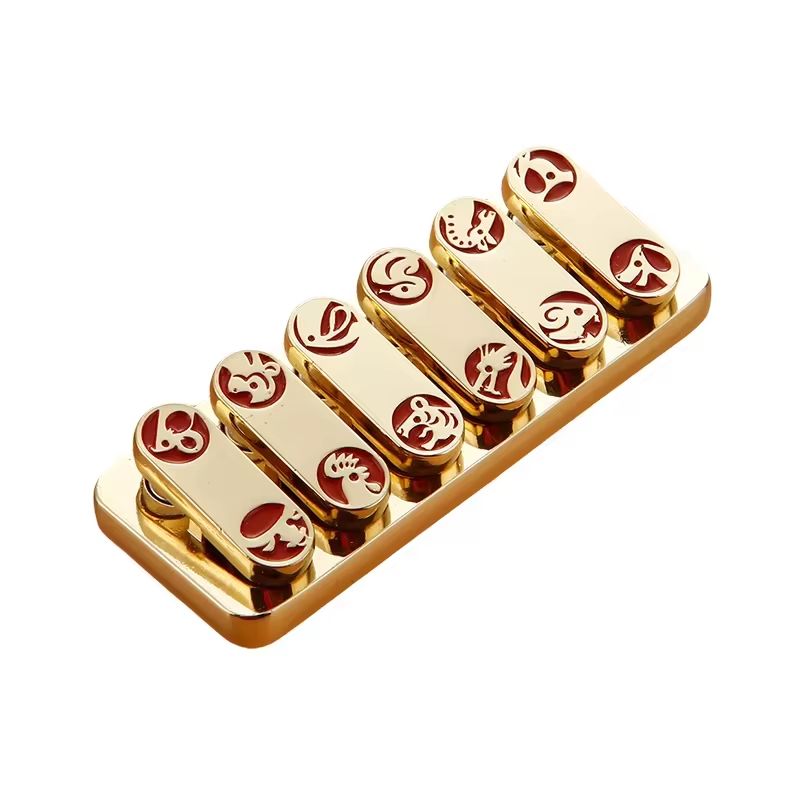 Magnetic Metal Fidget Slider Push Card – Premium EDC Desk Toy