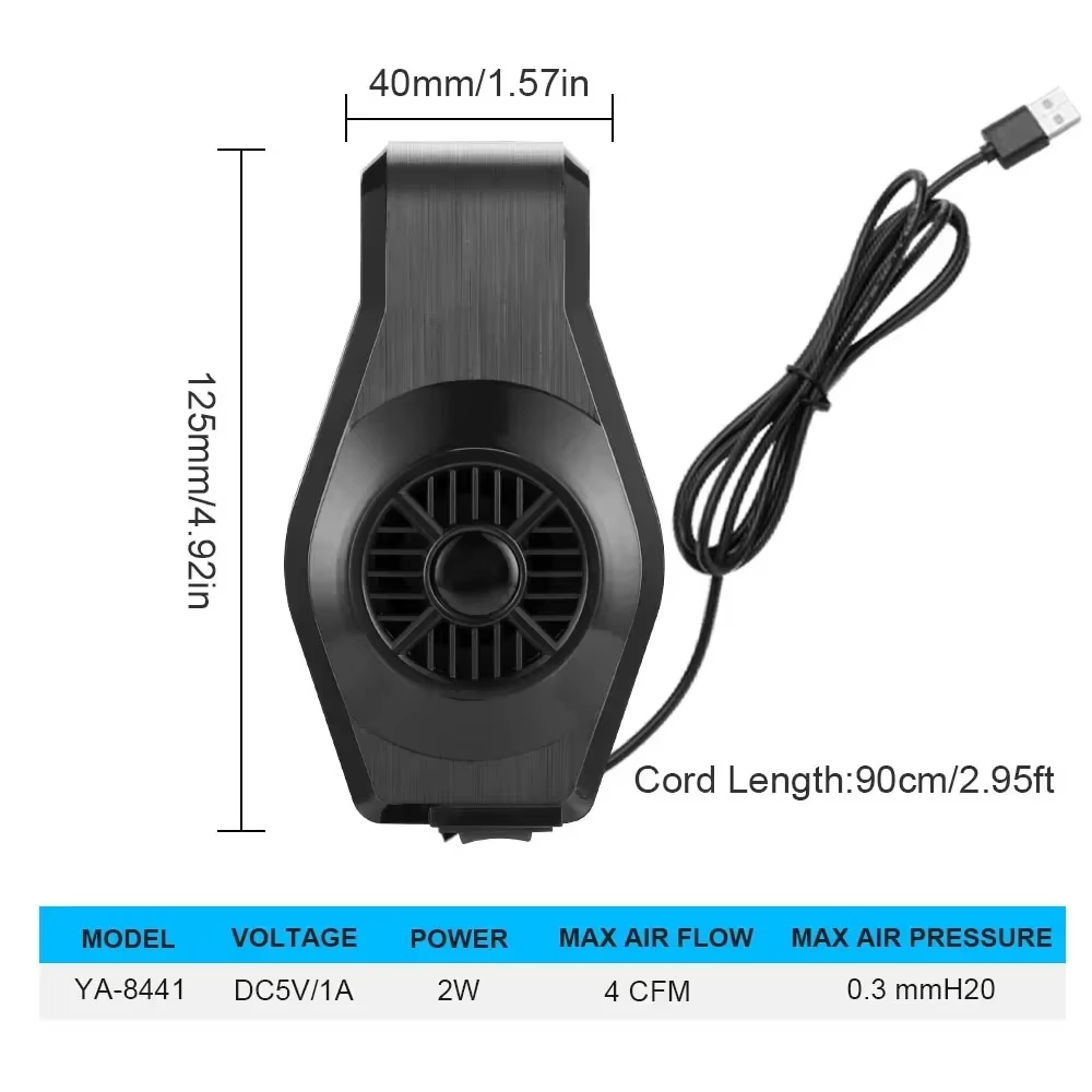 Mini USB Aquarium Cooling Fan with Speed Control for Fish Tank – Powerful Heat Dissipation, Quiet & Waterproof