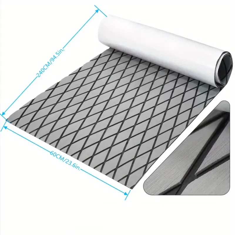 Thick EVA Foam Boat Anti-Skid Diamond Floor Mat UV Resistant Navigation Carpet