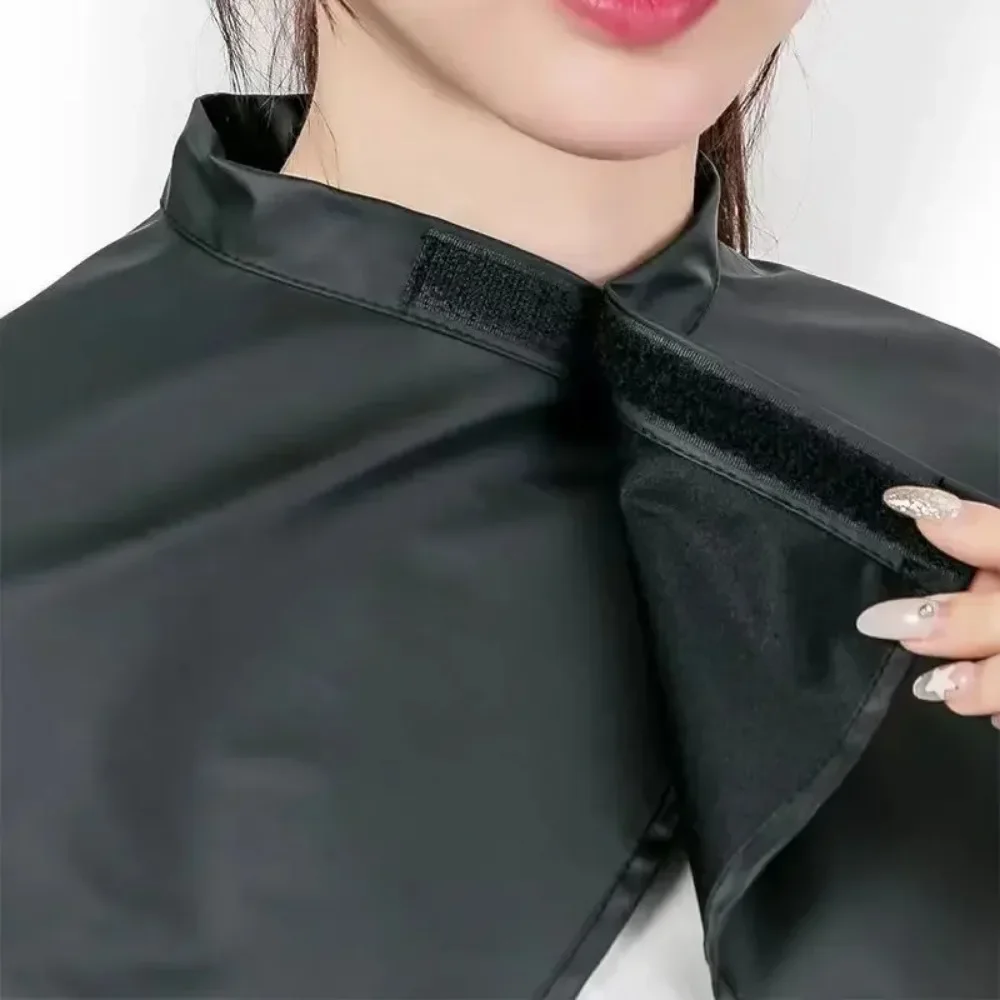 Hair Dye Tools Waterproof Black Hairdressing Barber Cape - Salon Cutting Cloth