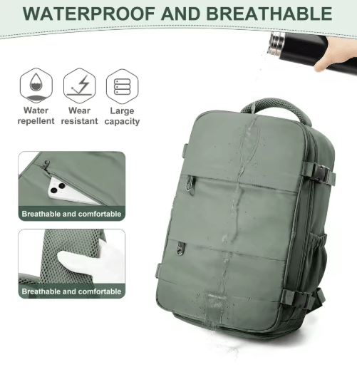 Ryanair Cabin Backpack 40by30by20 – Airline Approved Carry-On Laptop Travel Bag
