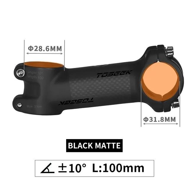 Ultralight Carbon and Aluminum MTB Handlebar Stem 31.8 mm