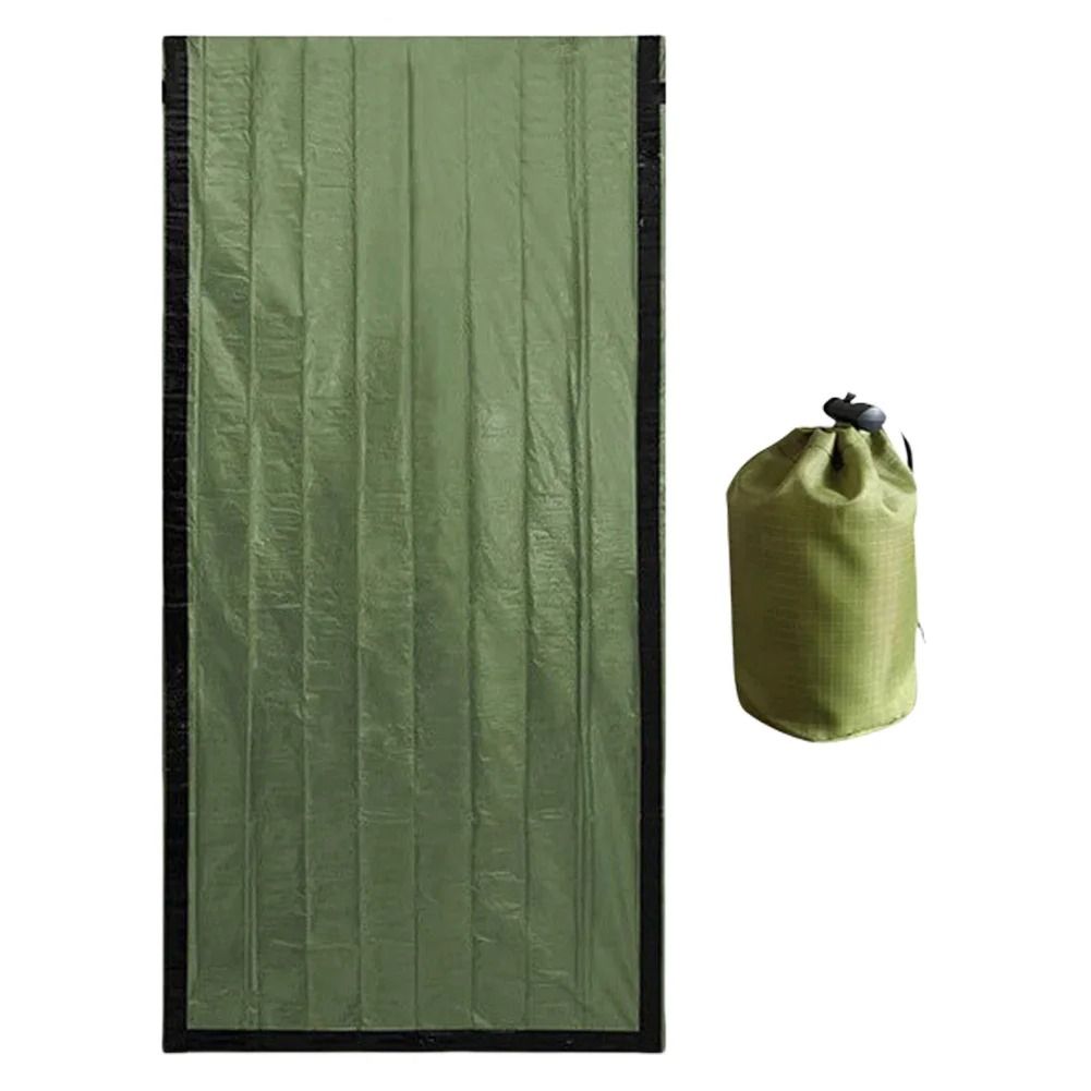 Portable Emergency Survival Sleeping Bag Waterproof Thermal Emergency Blanket Camping Safety Sleeping Bag
