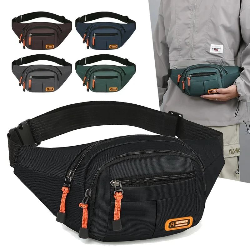 Mobile Waist Bag for Men and Women – Water Resistant Large Capacity Waist Pack