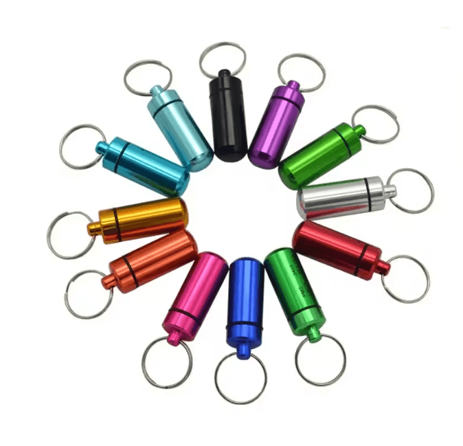 Mini Waterproof Aluminum Pill Box