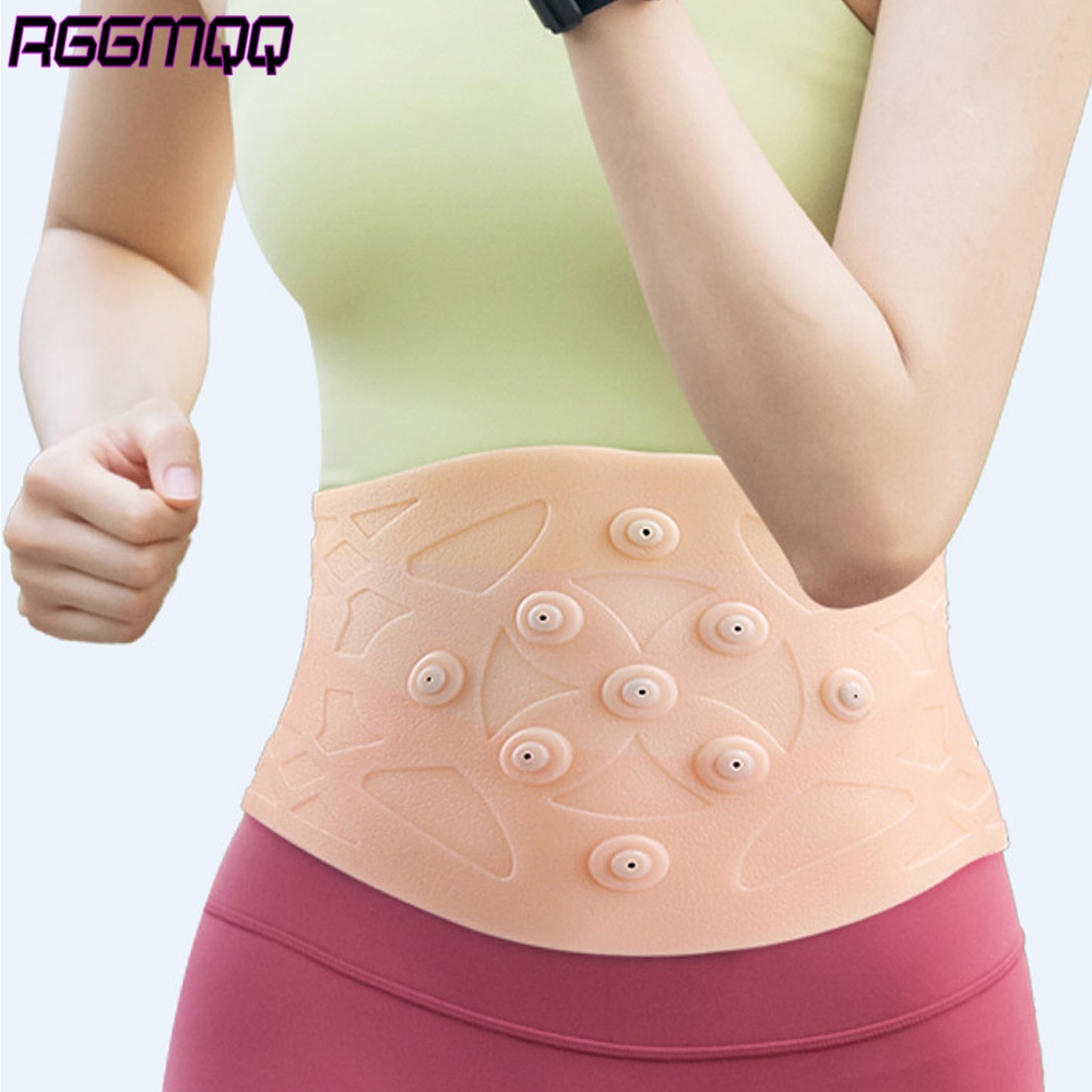 Waist Support with Gel Pad, Magnetic Therapy Back Brace for Pain Relief, Waterproof Elastic Belt, Ideal for Yoga, Sports