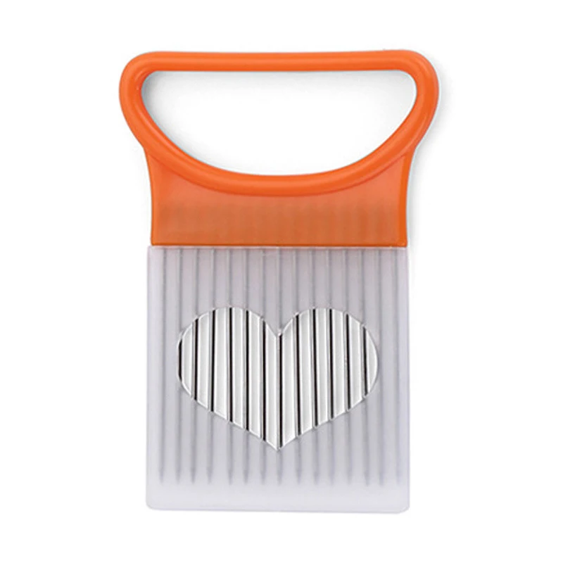 Onion Slicer & Vegetable Cutter with Safe Tomato Holder