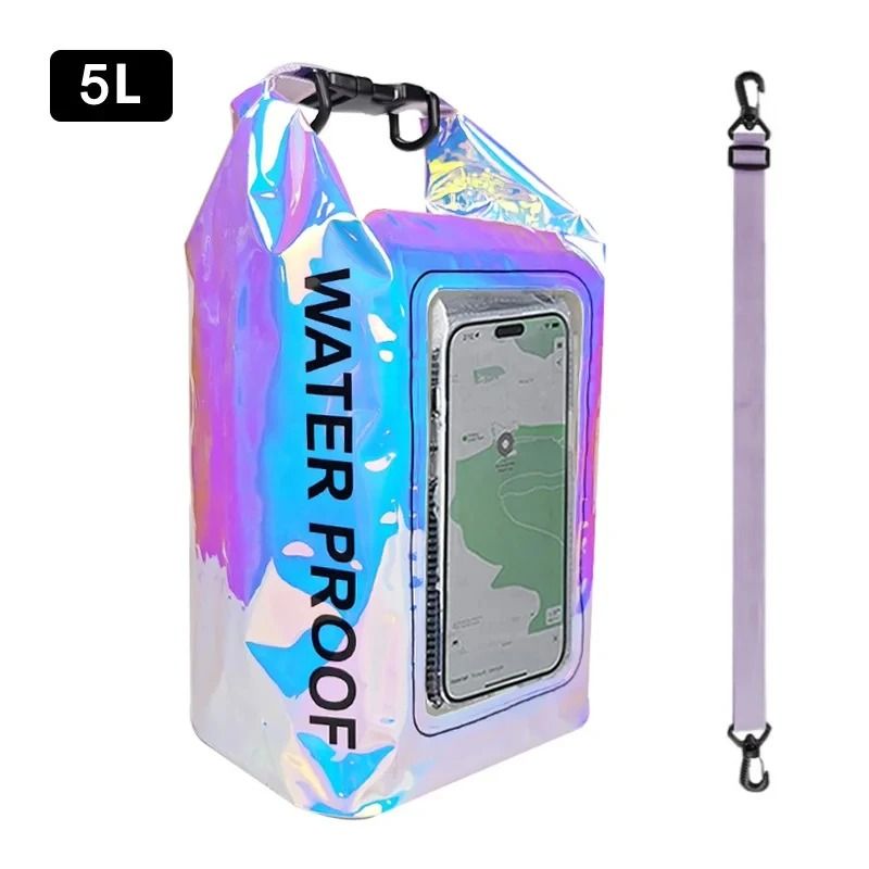Touch Screen Transparent Dry Bag Backpack 2L and 5L