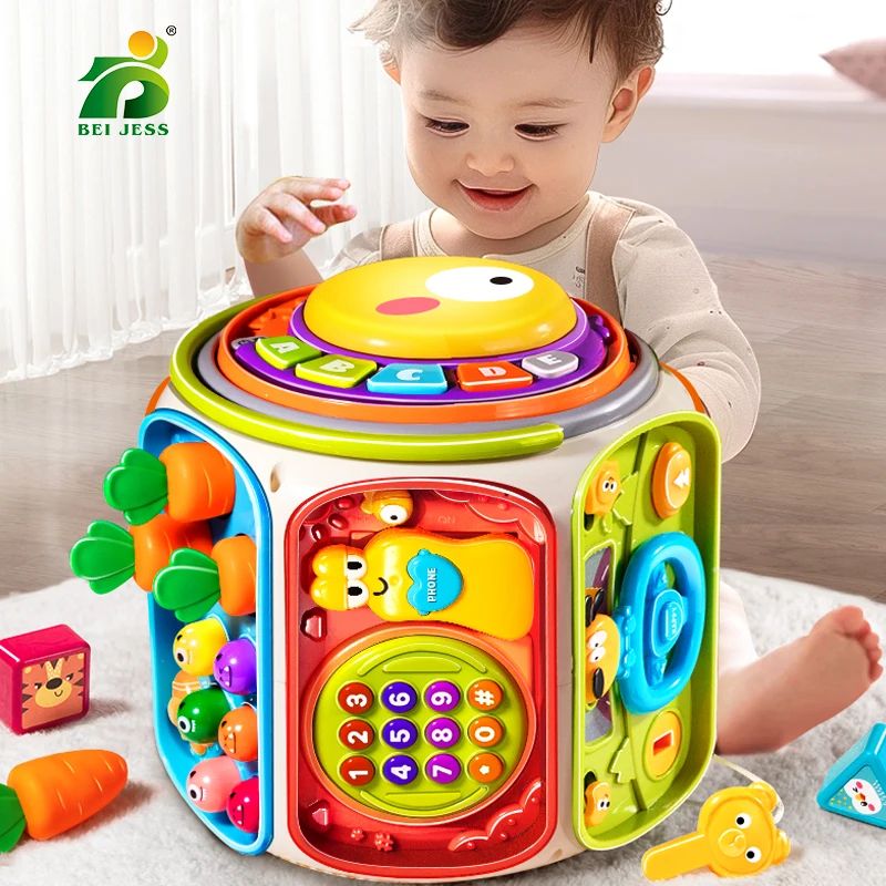 Musical Baby Phone Toy with Lights and Sounds for Toddlers 12+ Months