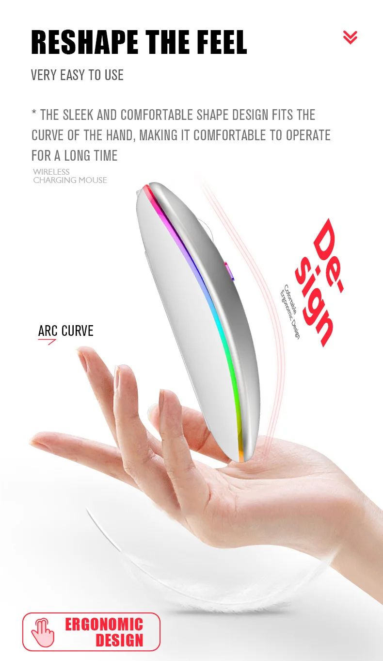 Rechargeable Wireless Bluetooth Mouse