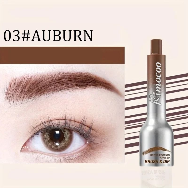 Waterproof Long-Lasting Eyebrow Tint Cream with Brush
