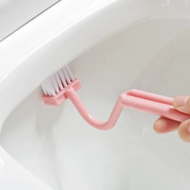 S-Shape Under-Rim Toilet Scrubber