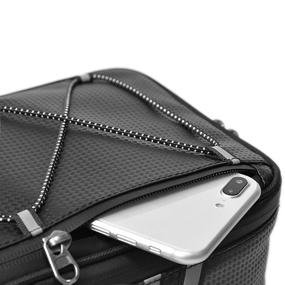 7L Bike Trunk Bag Water Resistant Rear Rack Bag with Rain Cover