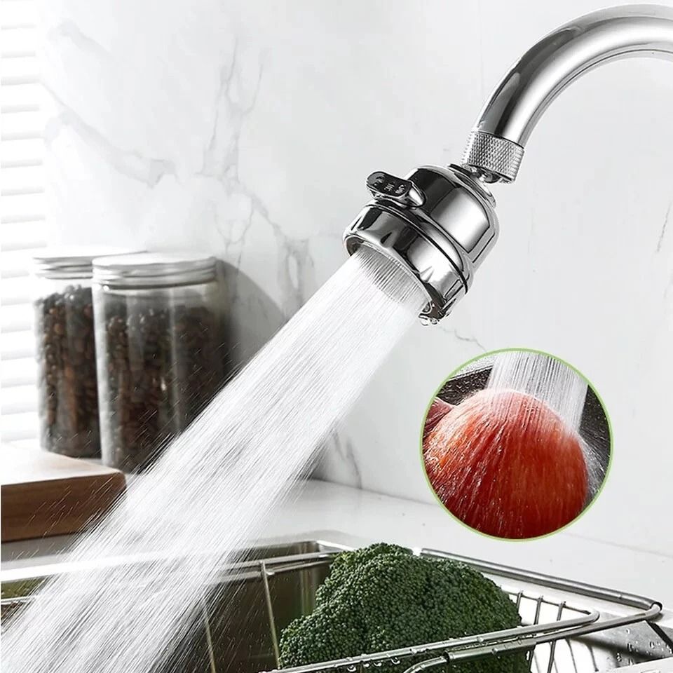 Swivel Faucet Sprayer Attachment for Kitchen Sink Water Saving Tap Head